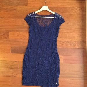 Guess navy lace dress